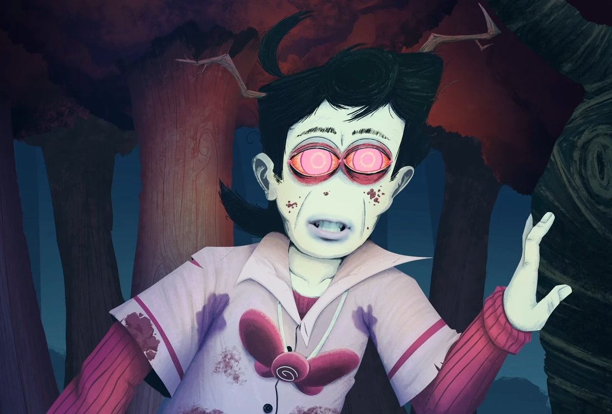 FlannyCartoon's tweet photo. #spookymonth #spookymonthspoilers 
.
.
.
.
.
.
.
They're enemies to lovers, guys, trust me, here comes the slowburn. Trust me, guys. https://t.co/lNBoUjOIxn