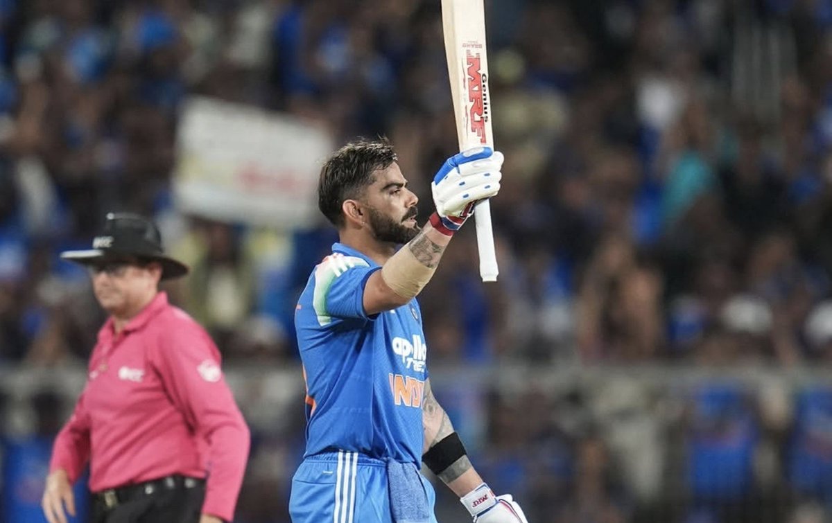 ImTanujSingh's tweet photo. Shubman Gill said - "Virat Kohli bhai is the Best ODI player ever". (JioStar). https://t.co/Y5A85vi0zq