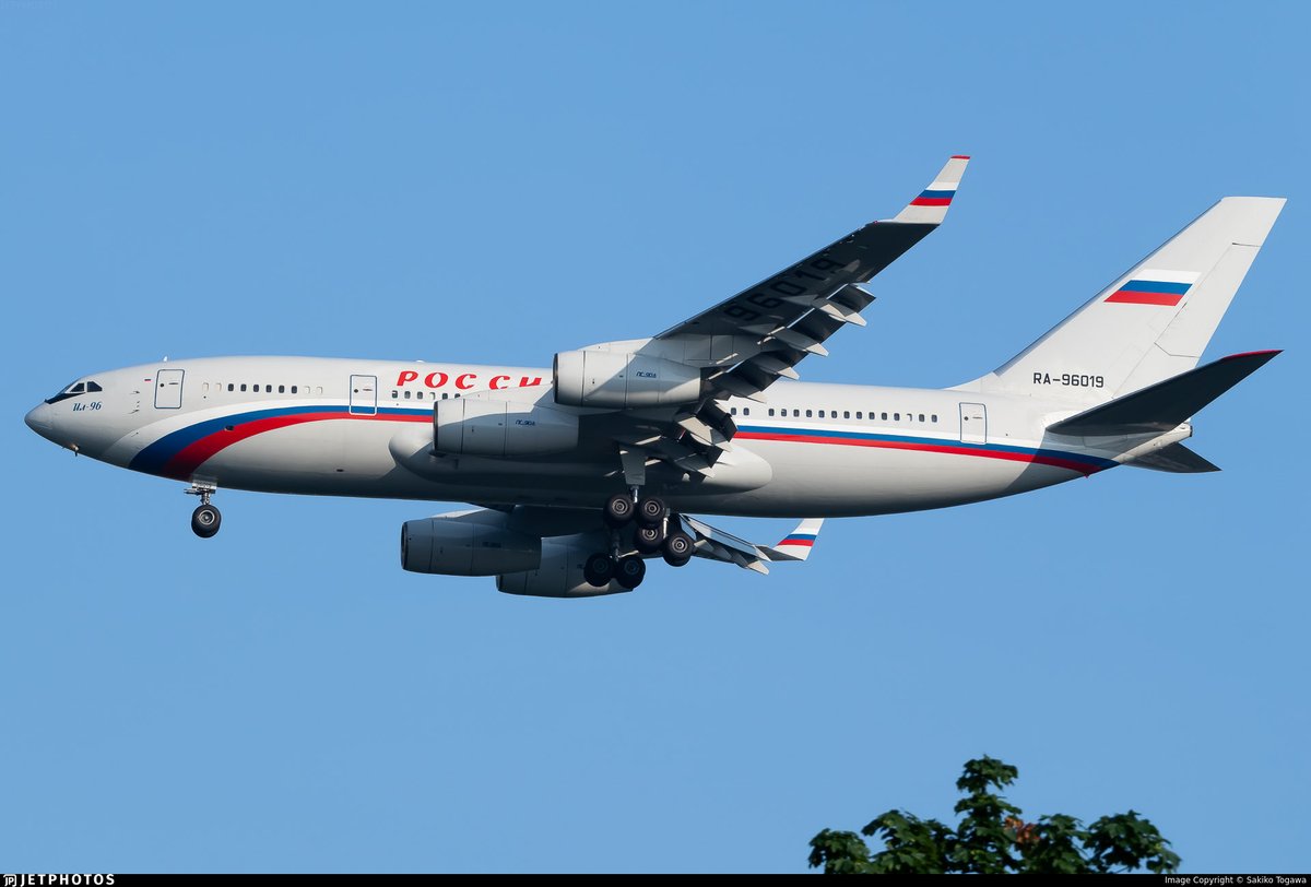 fabsenbln's tweet photo. #Niger🇳🇪 - This afternoon, a Russian🇷🇺 Special Flight Squadron Ilyushin II-96-300 (reg. RA-96019 | #157713) arrived in Niamey from Lomé🇹🇬. On board were Energy Minister Sergey Tsivilyov, Deputy Transport Minister Alexei Shilo, other officials and business representatives. https://t.co/cgnwaHHLMq