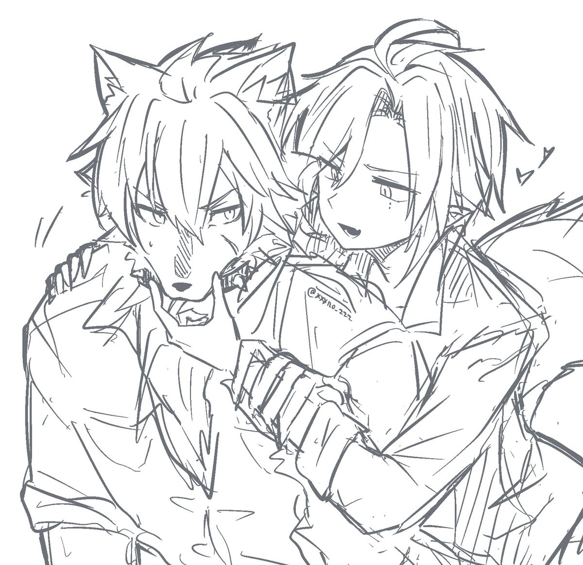 xxxno_zzz's tweet photo. この後ちゃんとひっくり返される🐺🦇 https://t.co/wD9GW1acI9