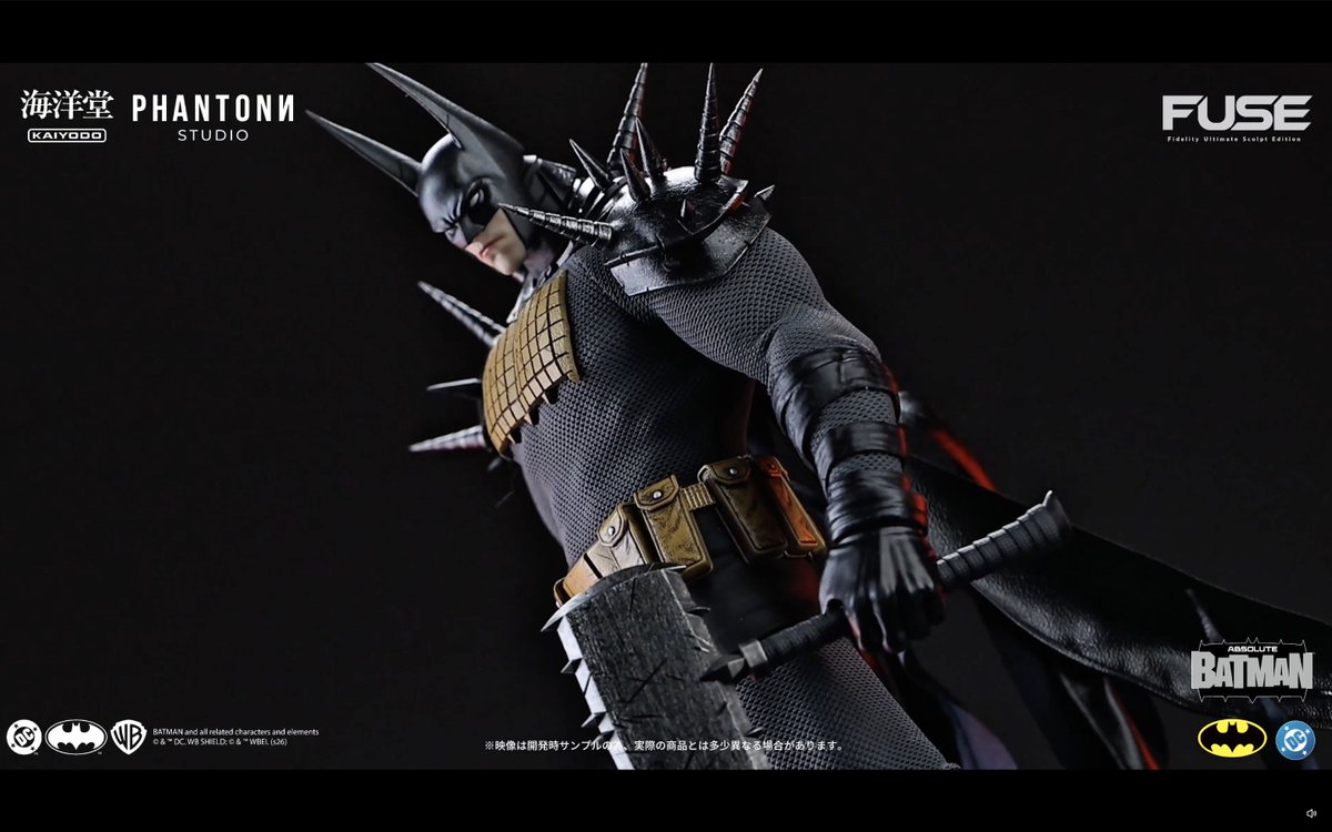 preterniadotcom's tweet photo. Kaiyodo FUSE Series DC Comics Absolute Batman. https://t.co/usXaOblIdT