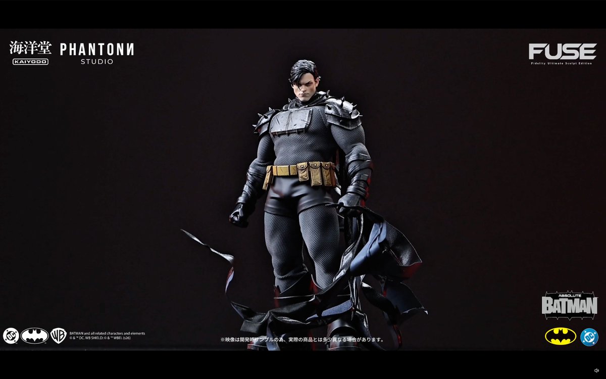 preterniadotcom's tweet photo. Kaiyodo FUSE Series DC Comics Absolute Batman. https://t.co/usXaOblIdT
