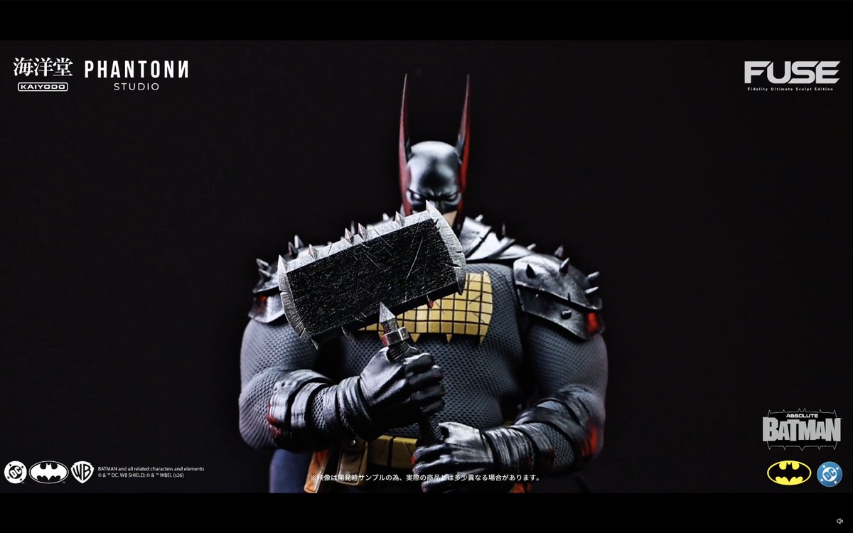 preterniadotcom's tweet photo. Kaiyodo FUSE Series DC Comics Absolute Batman. https://t.co/usXaOblIdT