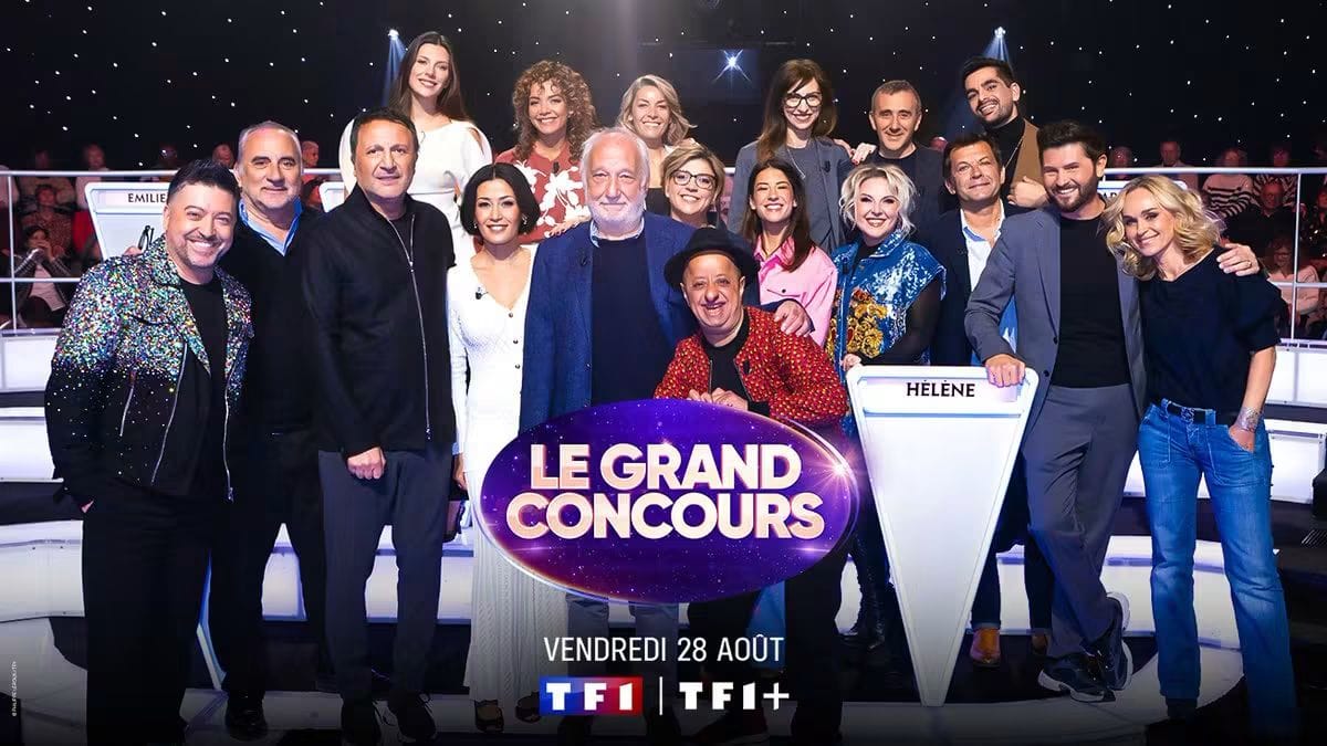 Lady_florian's tweet photo. Photo by À l’Affiche on August 27, 2026. May be an image of a concert and text reading “EMILIE HELENE ENE LE GRAND CONCOURS FRIDAY, AUGUST 28 TF1 TF1+”. https://t.co/anKw6KDjey