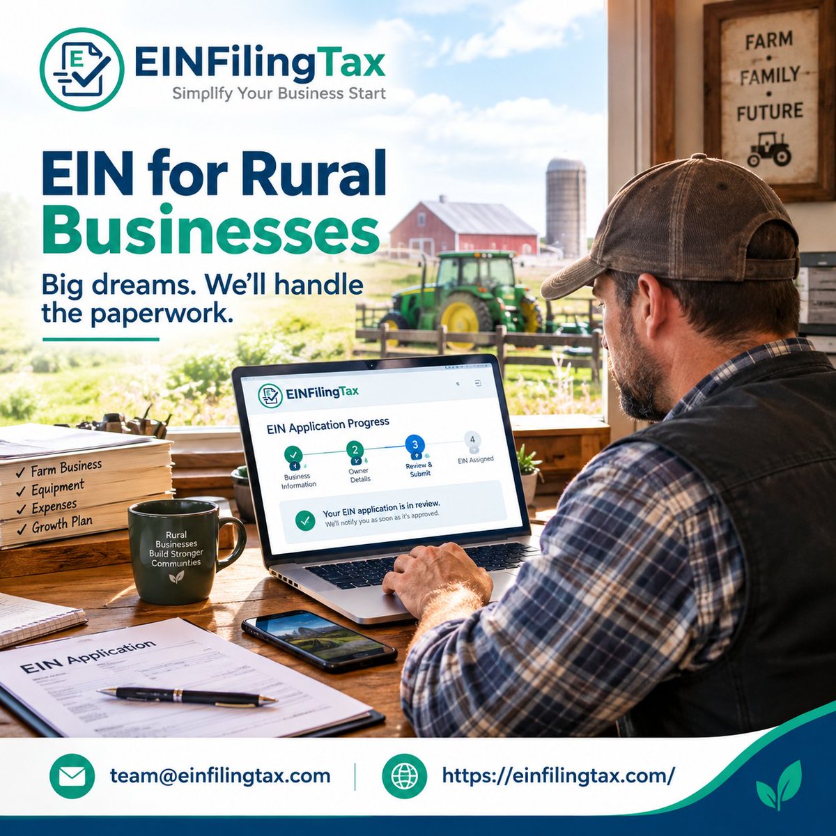 eINfilingtax123's tweet photo. ๐ Simplify Your Business Setup with EinFilingTax!
Get professional support for your EIN filing and take the next step toward launching your U.S. business with confidence. ๐บ๐ธ
๐ Link: https://t.co/Pry7VEFncw
๐ง Email: team@einfilingtax.com
#EinFilingTax #EINFiling #EINApplication https://t.co/4tFCJPubrp