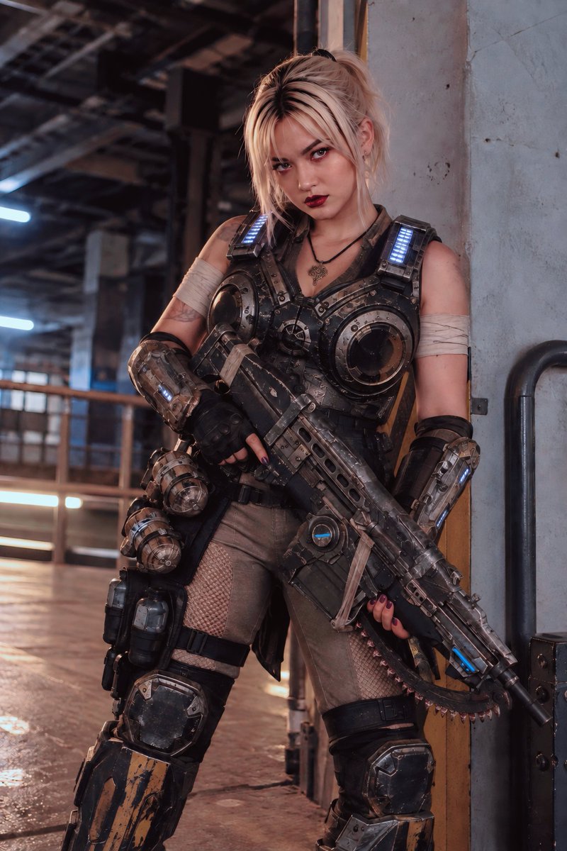 KatriannaNox's tweet photo. Anya Stroud From Gears of War

💀No matter how deep the hell that rises from the ground, it will find us standing tall and armed.👊

#gearsofwar
#gearsofwareday
#anyastroud 
#cosplaygirl 
#Xbox #EmergenceDay #IACosplayer #Eday #GearsCosplay
#Cosplay #GamingCosplay 
#Visualart https://t.co/9h9nbEZ3up