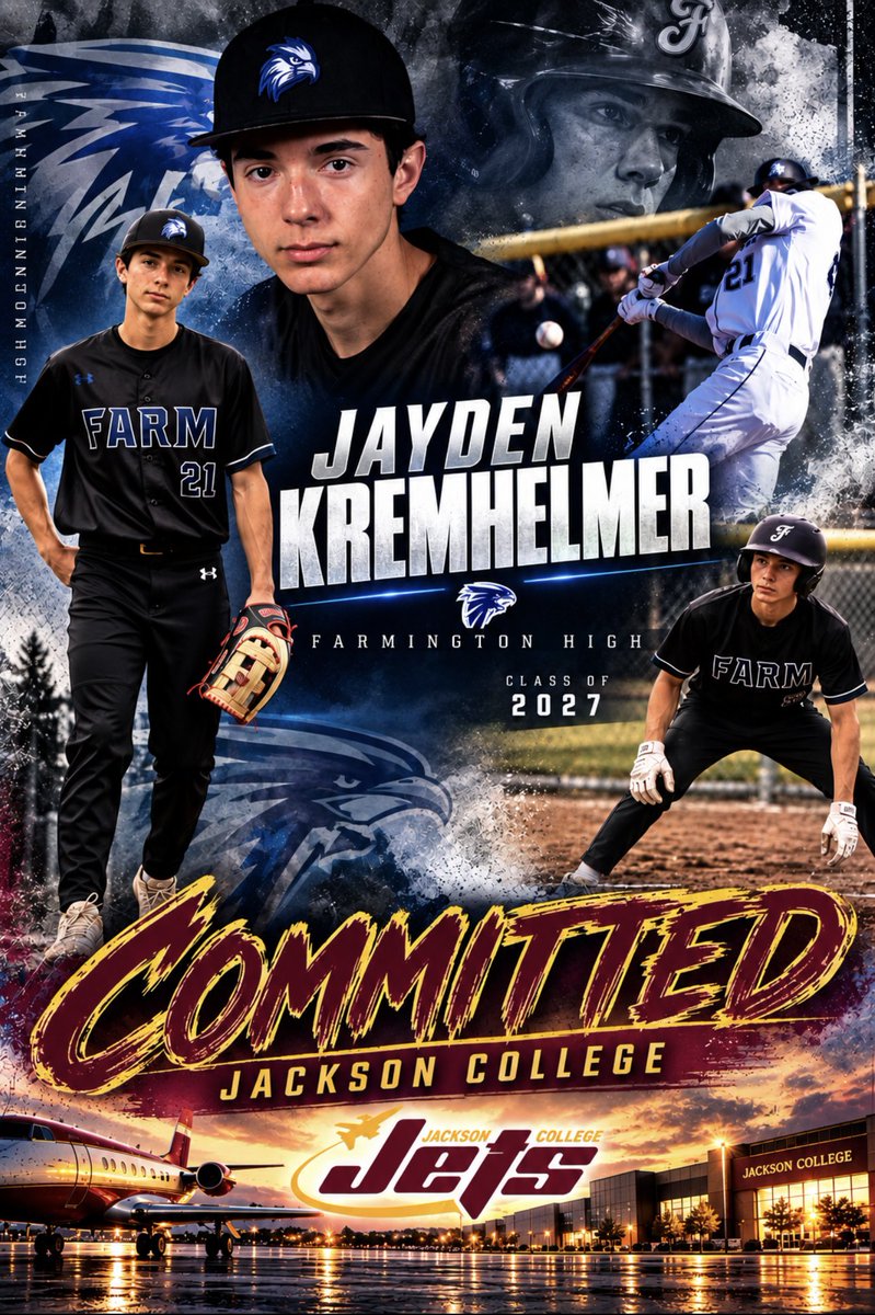 coach_hs61411's tweet photo. I’m proud to announce Farmington Baseball 2027 commitment @JayKrem_pewe
@PrepBaseMIScout @JCJetsBaseball1 @MaxPreps https://t.co/J0pRxAkMEM