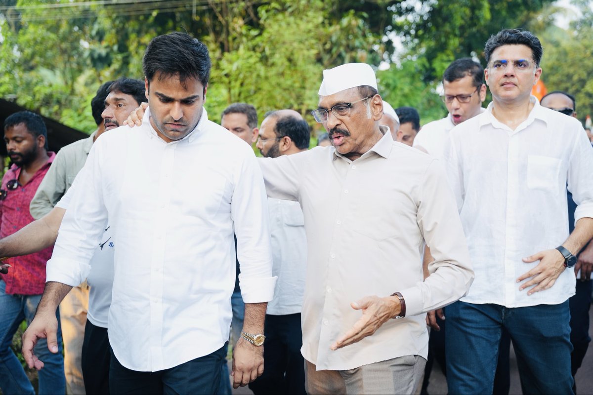 varunchoudhary2's tweet photo. Goa wants a change! 
Joined the Goy Rakhann Yatra at Sanquelim today, the voice on ground is clear that winds are with the Congress in Goa. @SachinPilot @Manikrao_INC @girishgoaINC @Yurialemao9 @DrAnjaliTai https://t.co/UkwtOGSfzz
