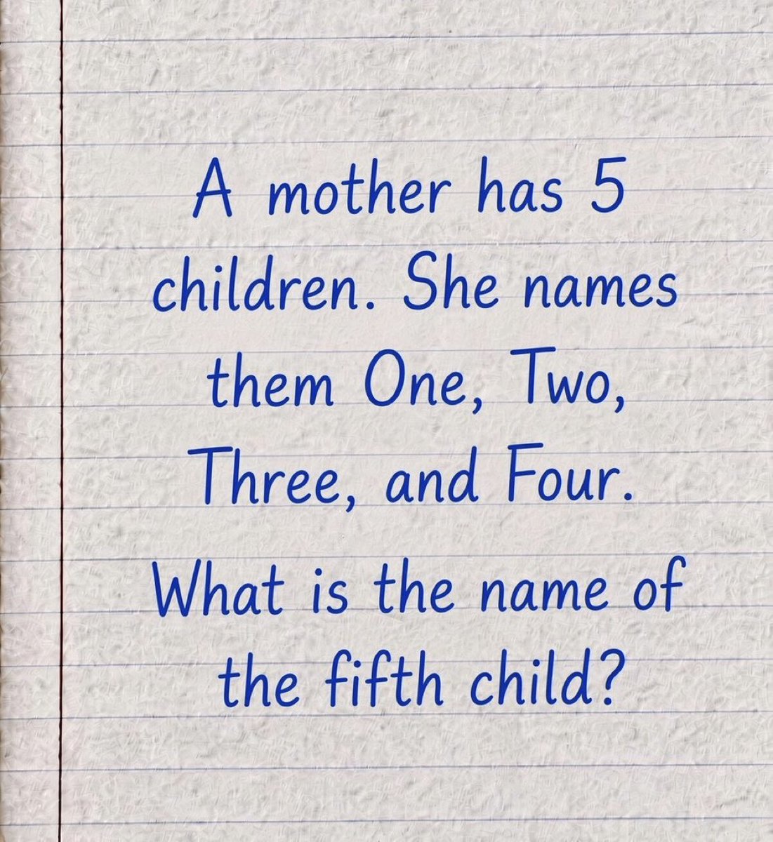 Gini_220's tweet photo. Only people who pay attention to details can solve this under 5 seconds 

What's the name of 5th child? https://t.co/rg4My5nhW2