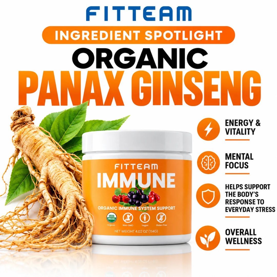 fitteamglobal's tweet photo. Ingredient Spotlight: Organic Panax Ginseng
Meet one of the ingredients inside FITTEAM IMMUNE — Organic Panax Ginseng!
#fitteam #immune https://t.co/sVm4UTb66l