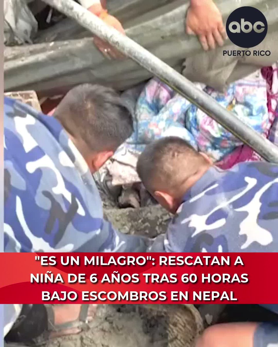 Brigetti1's tweet photo. Like a miracle”: 6-year-old Manisha Magar was rescued alive after 60 hours trapped under rubble in Timure, Nepal, following the devastating August 26 floods. Hours later, her parents were also confirmed alive and rescued. https://t.co/cvZcWVjaMC