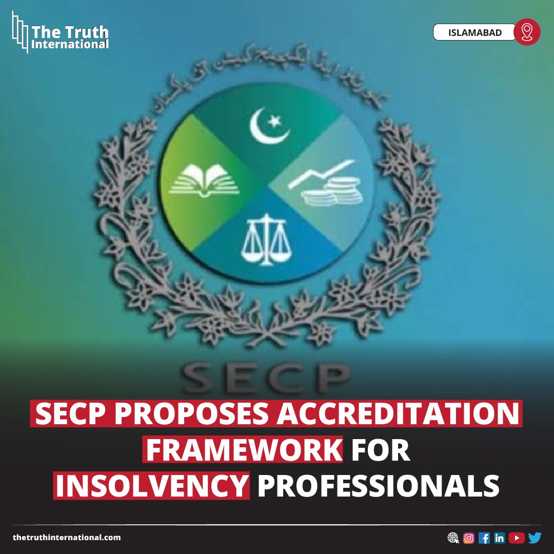 ttimagazine's tweet photo. SECP proposes accreditation framework for insolvency professionals
FIND MORE: https://t.co/oNmGpJTM7b
#SECP #proposes #accreditation #framework #insolvency #professionals #TTI https://t.co/OHgb6qCa56