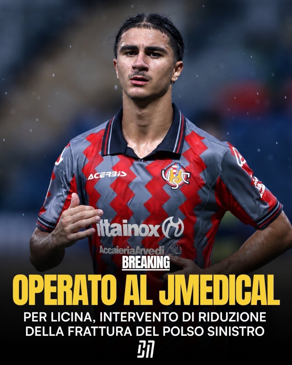 BianconeriZonEs's tweet photo. 🚨 #Licina fue operado de una fractura en la muñeca izquierda.

🏥 Intervención en el #JMedical, acordada entre #Cremonese y #Juventus y perfectamente exitosa. 

⏳ Nuevas evaluaciones después de 72 horas de descanso.

@ilbianconerocom 🟡 https://t.co/VSoN4SbKgW