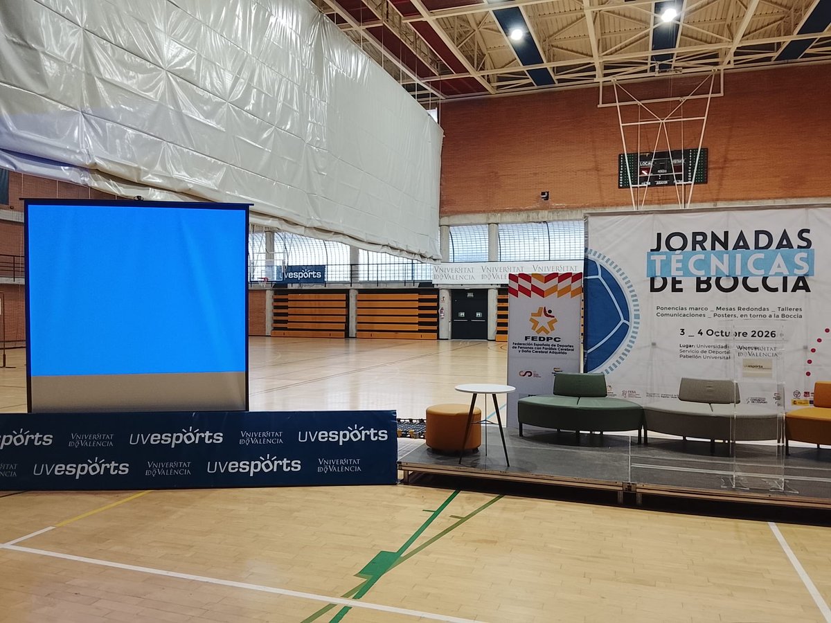 _FEDPC_'s tweet photo. 😲Se ultiman los preparativos para la realización de las Jornadas Técnicas de Boccia 

🚀 Recuerden: 3 y 4 de octubre en la Universidad de Valencia

➡️ LINK para disfrutar del evento de forma online

➡️ https://t.co/6IIXKHurjC https://t.co/tNXn0Bp9n0