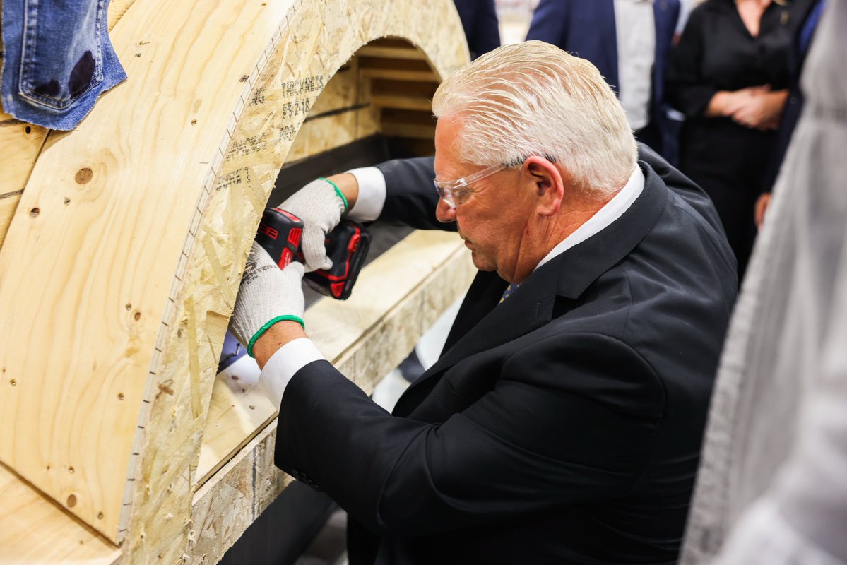 fordnation's tweet photo. I appreciated the chance to stop by and see the incredible talent on display at the Carpenter’s National Apprenticeship Competition today, clearly showing why Ontario’s skilled tradespeople are the best in the world. https://t.co/KJTm48YsDd
