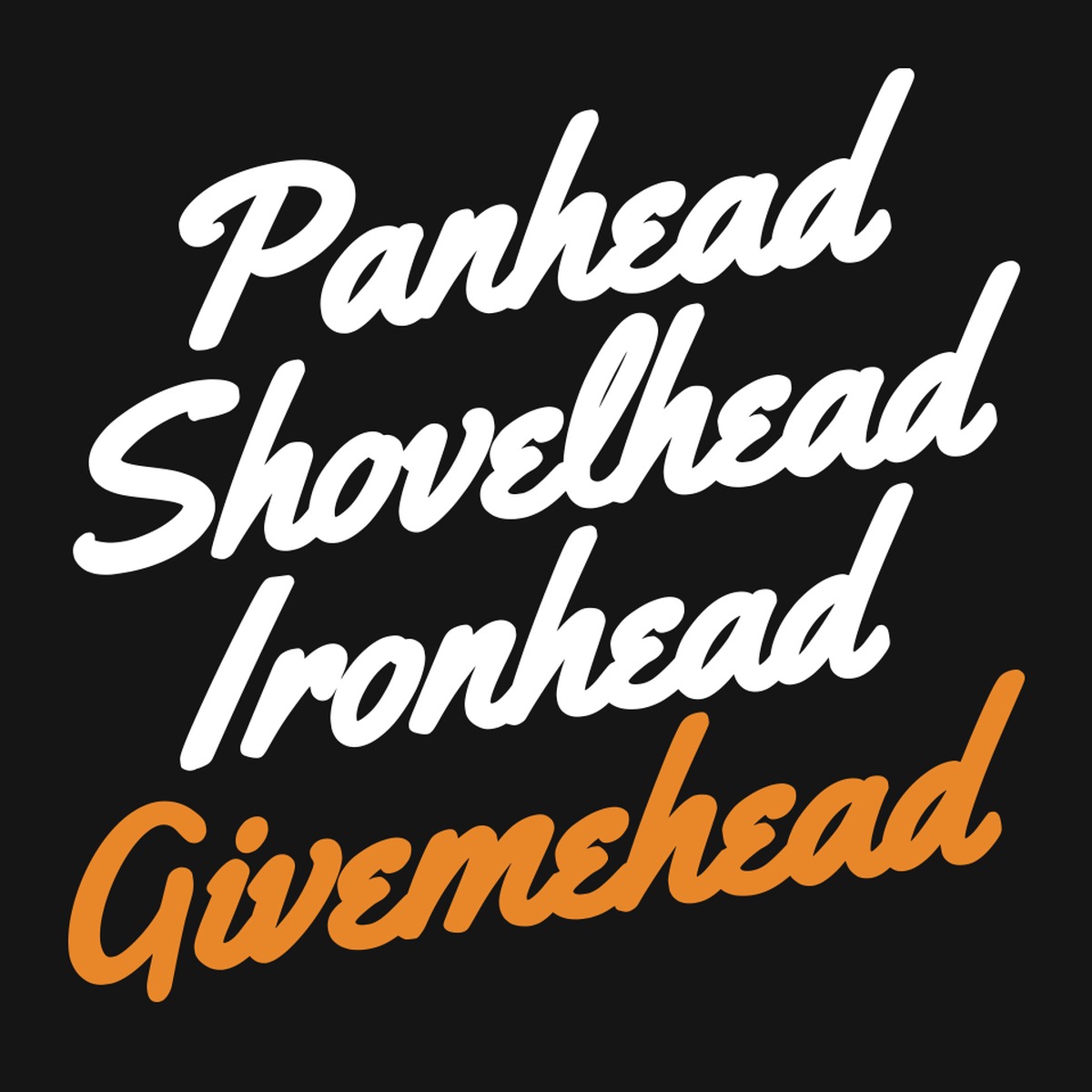Chopper_Threads's tweet photo. Two new Givemehead tees. Same four heads, only three of them engines. Black, $32 (2XL $34, 3XL $36).
Beat a level in Night Run for a discount on everything.
CT-OG Script: https://t.co/y0YCEbXRGf
Stack Stripe: https://t.co/JqW2sskfKr
#ChopperThreads https://t.co/f93U61ORIv