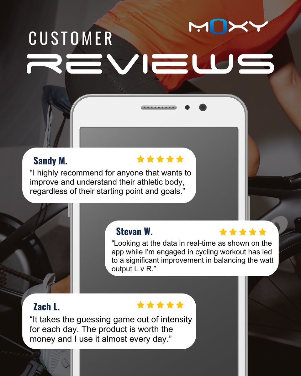 MoxyMonitor's tweet photo. Whatever your starting point or goal, Moxy is here to help you understand your body and control your intensity in real time.

But don't just take our word for it. 👇👇👇

#CustomerReviews #EnduranceSports #SportsScience https://t.co/aKMMV6yGLf