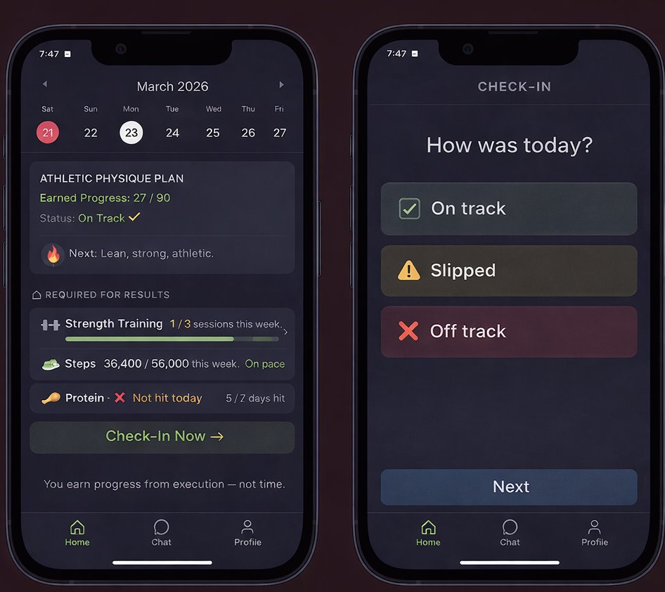 FitFastCoach's tweet photo. I've coached 200+ people 1-on-1. Every single one needed the same thing:

A solid plan, habit tracking, and someone monitoring their progress & helping them make smart adjustments when life happens. That's it.

Someone checking in when life got hard... who noticed when they missed a day and helped them figure out why... then adjusted the plan instead of making them feel like they'd failed. That's the job there in a nutshell.

To reach the 99% who need this but can't afford one-on-one coaching… I've been building an app these last 5 months to bring that kind of coaching to more people.

It's called Anchor.

Whether you have a crazy work week, sick kid, traveling, shoulder acting up, or missed a few days… you don't have to restart or figure out what to change.

Tell Anchor what happened, and it adjusts the plan and tells you what to do next.

We're a few weeks away from launching. If you want to be one of the first people to use it (and get free access), join the pre-launch list.

Link below.