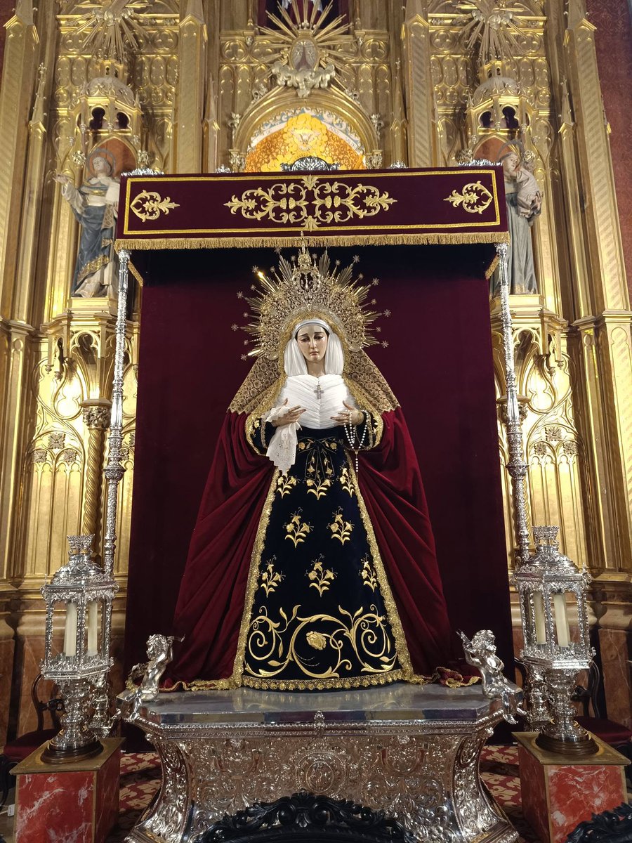 HdadSalesianos's tweet photo. Nuestra Señora de las Veredas preside su altar de cultos de cara a la Solemne Eucaristía que tendrá lugar el próximo domingo a las 12:30 horas.
#Utrera #EstudiantesUtrera https://t.co/1b9xcNsZCb
