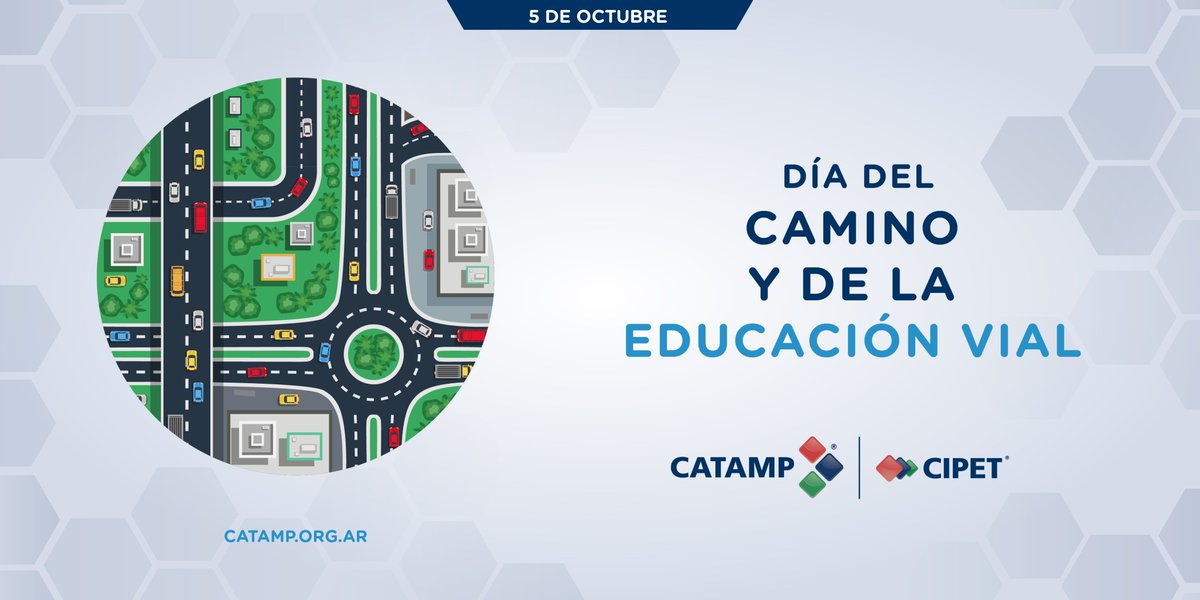 CATAMP_oficial's tweet photo. 🛣️ 5 de octubre | Día del Camino y la Educación Vial. Caminos seguros y responsabilidad de todos para una circulación más segura. #CATAMP https://t.co/DwSdjpF5KA