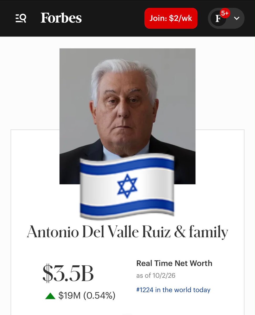 Saceci's tweet photo. La ONU señala que Empresa Mexicana ORBIA (Mexichem) Colabora con el Gobierno de Israel en la destrucción y desplazamiento del Pueblo Palestino. 

Antonio del Valle Ruiz es un magnate empresarial y banquero mexicano, dueño de ORBIA (Mexichem) https://t.co/JGh7DflzHm