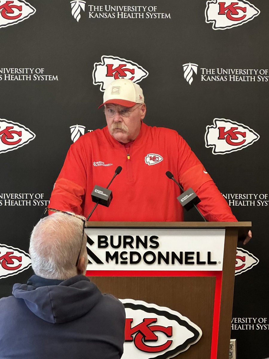 SportsRadio810's tweet photo. Andy Reid says Chamarri Conner will play Sunday in Las Vegas. https://t.co/mJmm4C5vtp