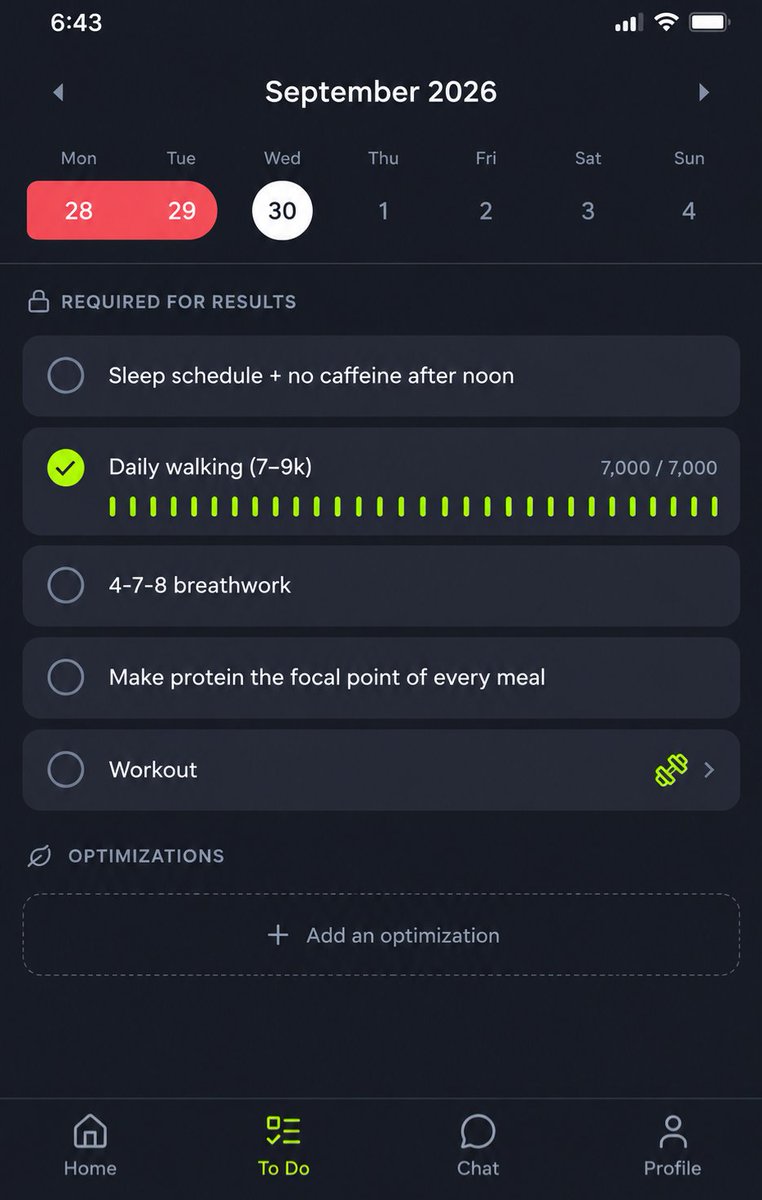 FitFastCoach's tweet photo. I've coached 200+ people 1-on-1. Every single one needed the same thing:

A solid plan, habit tracking, and someone monitoring their progress & helping them make smart adjustments when life happens. That's it.

Someone checking in when life got hard... who noticed when they missed a day and helped them figure out why... then adjusted the plan instead of making them feel like they'd failed. That's the job there in a nutshell.

To reach the 99% who need this but can't afford one-on-one coaching… I've been building an app these last 5 months to bring that kind of coaching to more people.

It's called Anchor.

Whether you have a crazy work week, sick kid, traveling, shoulder acting up, or missed a few days… you don't have to restart or figure out what to change.

Tell Anchor what happened, and it adjusts the plan and tells you what to do next.

We're a few weeks away from launching. If you want to be one of the first people to use it (and get free access), join the pre-launch list.

Link below.