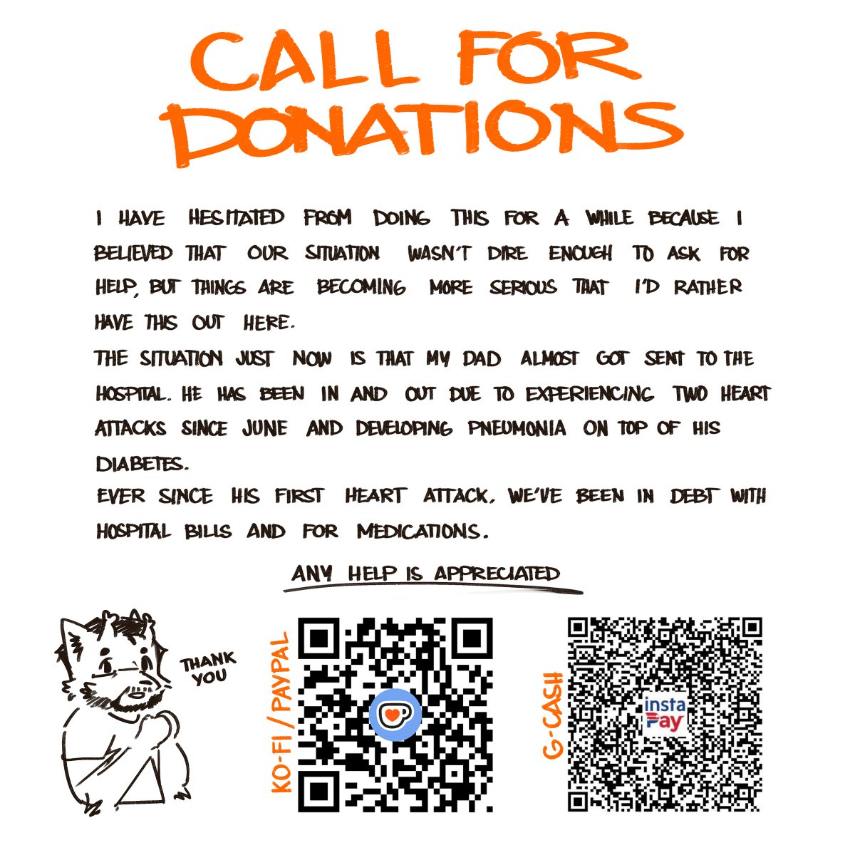 rukku619's tweet photo. hello, I'm only doing this because I believe that we are going a downward slope towards our future and as much as I'd want to help through genuine work, college has continually made me unable to draw

Any help is appreciated whether by engaging or direct help, thank you 🙇🧡 https://t.co/WC8FWWGX4I