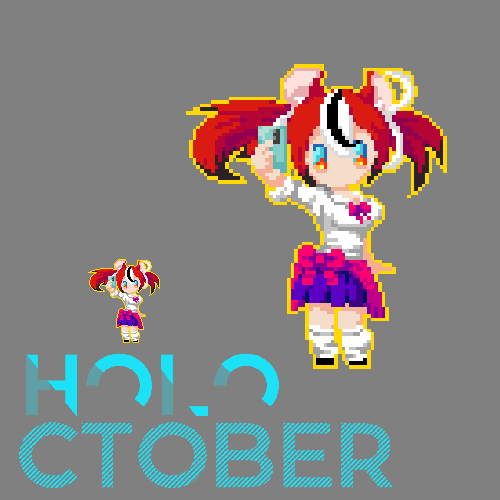 TehHeki's tweet photo. #BaelzBrush #holoctober https://t.co/oJhLFPnJv2