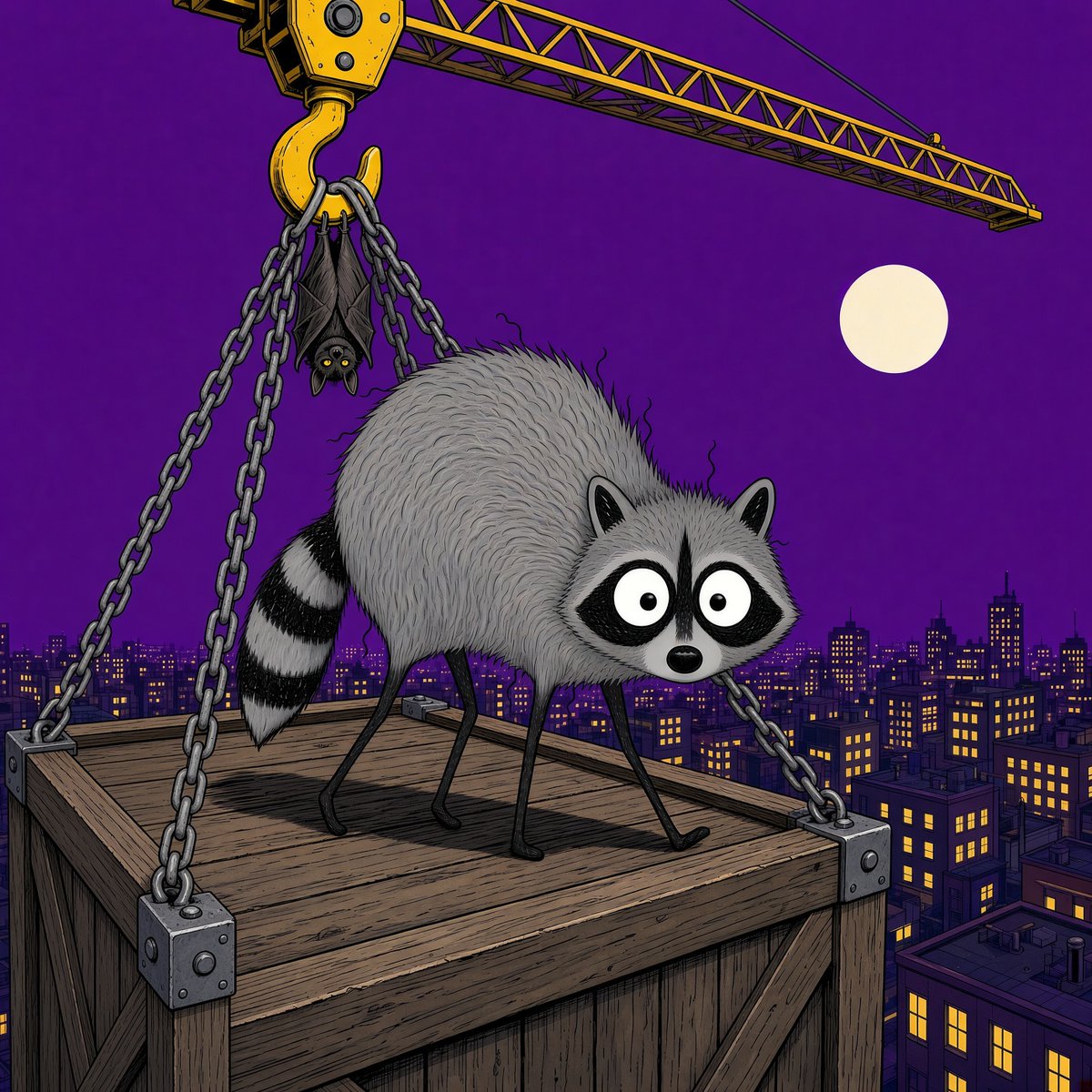 oposdegen's tweet photo. i'm already strapped in for that ride 🙌

the masked one hopped on the lift and he's heading straight for the rooftop. $JIMOTHY loves the view from up here 🌃

@Jimothyworld

#nightcrawler #altseason $QQQ https://t.co/sToTHYY3eq