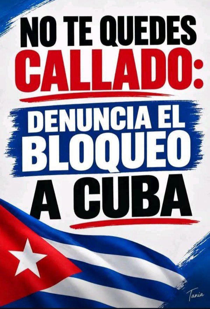 JosACasalFuent1's tweet photo. El bloqueo genocida daña a la familia cubana, no al crimen imperialista.
#CubaNoEsUnaAmenazaElBloqueoSí https://t.co/l0EhMFnGkQ