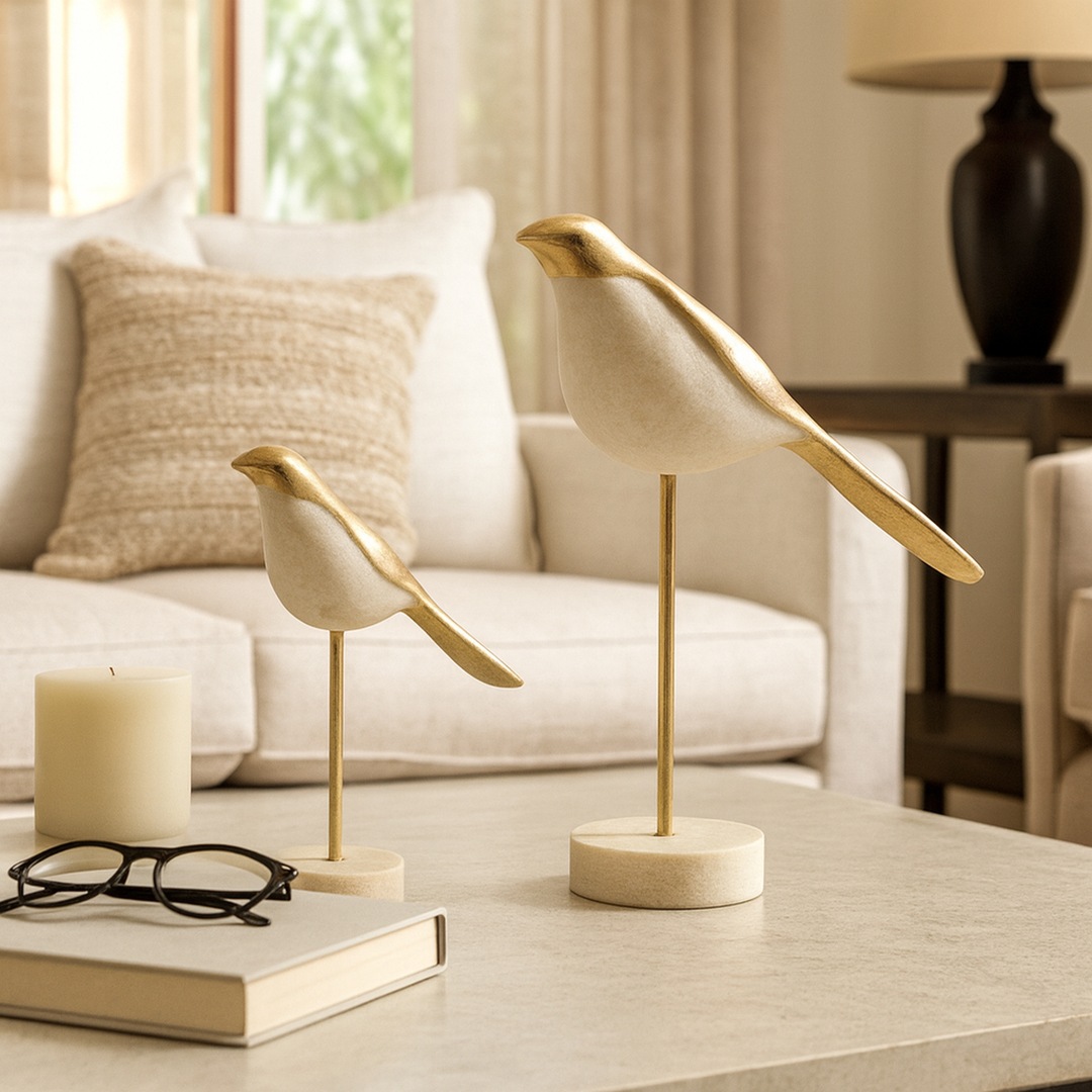 danieljdevries's tweet photo. The smallest decorative accents in a room set its tone.

Today's Elevarre arrivals cover the table and the console. The 14" Aoraki Statuary and 11" Liliana Crystal Flower Statuary bring quiet sculpture and crystal to a tabletop, the Afton Quartz Resin Chess Pieces add a set of three in white from 12" to 16", and the Vara Bird Statuary pair perches in white and gold.

Each one arrives with site-ready photography we are providing up front, so it can go live fast on your ecommerce site and social, and be found through omnichannel, online search, and AI-driven discovery. Good decorative accents deserve a good first impression.

#WholesaleDecor #SagebrookHome