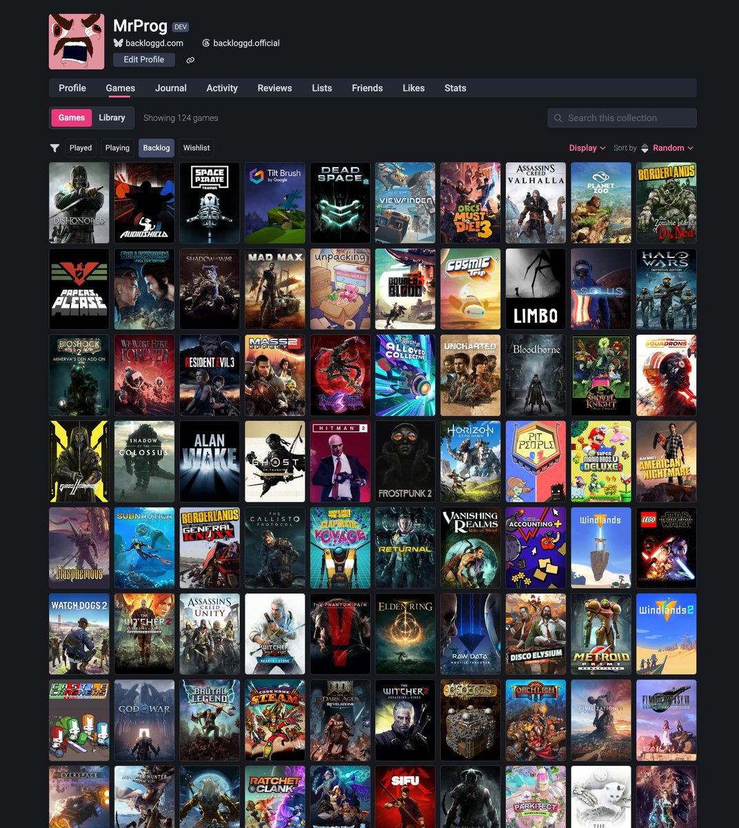 BackloggdApp's tweet photo. v1.18.2 is dropping to fix some pesky bugs!
- "Random" sort now uses a seed for consistency across pages
- Library editions can now use edition exclusive platform options
- [Backer beta] Media viewer on game pages to browse screenshots and trailers

https://t.co/oUPSeYl6hi https://t.co/tvqa6s6Uks