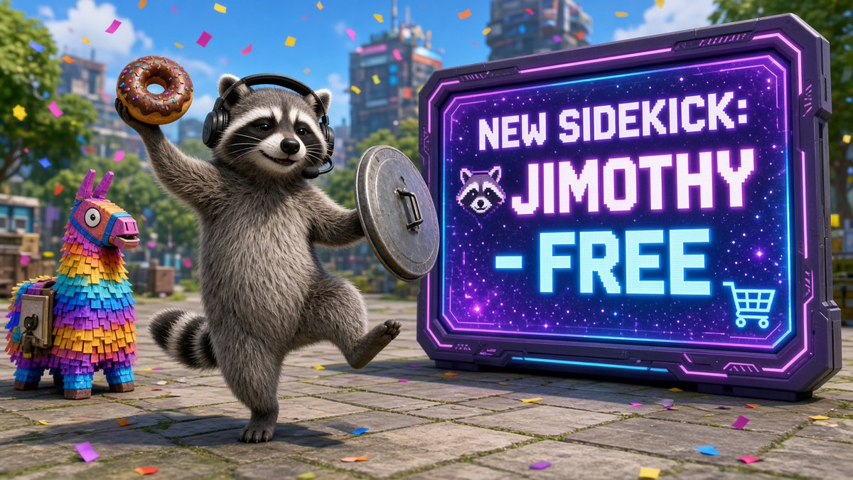 JimothyRac's tweet photo. Free sidekick, but Jimothy's still taking the loot. https://t.co/qrOP4gkg9Z