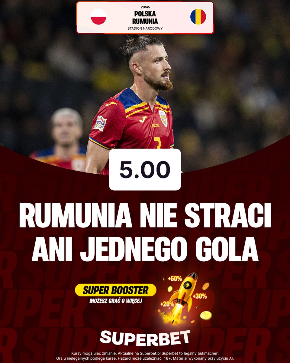 SuperbetPL's tweet photo. Otto Hindrich zatrzyma reprezentację Polski? #POLROM 

👉 https://t.co/8PpNDqKMmU https://t.co/23KMmaeaBq