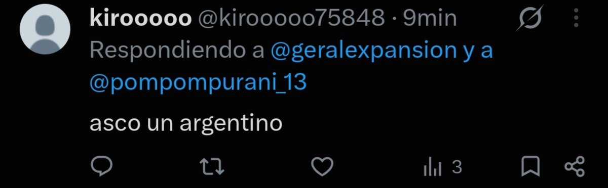 geralexpansion's tweet photo. Primer hater, ahora se viene mi momento 🔝 https://t.co/9QYvTLCCwt