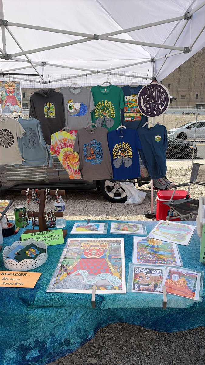 JacobbMarley's tweet photo. Shakedown at AC! Stop by ๐
Right outside boardwalk hall
#Phish #AtlanticCity #Boardwalkhall #Shakedownstreet https://t.co/LuQ6hKcs99