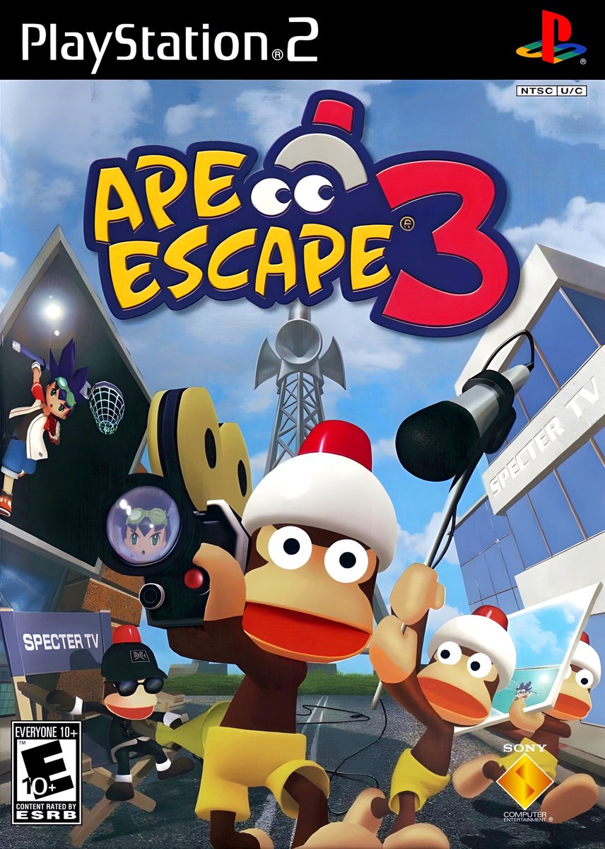 Pty80's tweet photo. PLEASE PLEASE PLEEEEASE let the Ape Escape Rumors Be true
Sony is working with someone to make a new Ape Escape and please dont let it be for a DAMN GIMMICK
On the love of EVERYTHING PLEASE!!!!!
#Apeswillescape
#apeescape https://t.co/KTnhgqlOBO