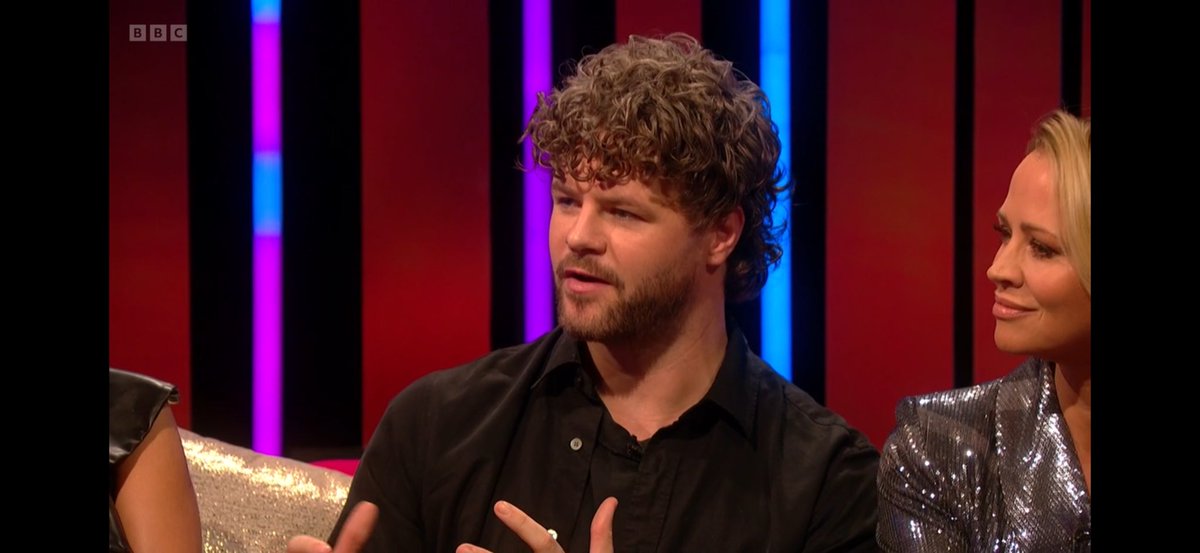 Bethan_Artist's tweet photo. It was lovely seeing @JayMcGuiness back on #Strictly #ItTakesTwo tonight 🧔🏻♂️🪩
Talking about the Movie Week routines with Kimberley Walsh & former pro dancer Nadiya on the Friday panel ✨✨
Looking forward to seeing Jay back on It Takes Two on Monday to talk about Saturday show 👍🏻 https://t.co/UJUxPy3Qcl