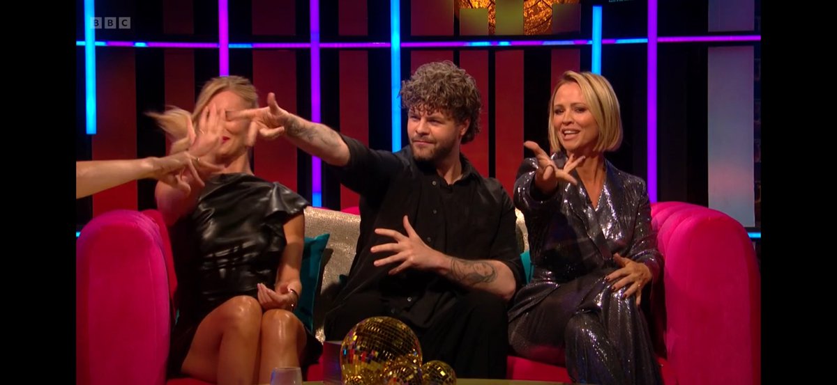 Bethan_Artist's tweet photo. It was lovely seeing @JayMcGuiness back on #Strictly #ItTakesTwo tonight 🧔🏻♂️🪩
Talking about the Movie Week routines with Kimberley Walsh & former pro dancer Nadiya on the Friday panel ✨✨
Looking forward to seeing Jay back on It Takes Two on Monday to talk about Saturday show 👍🏻 https://t.co/UJUxPy3Qcl