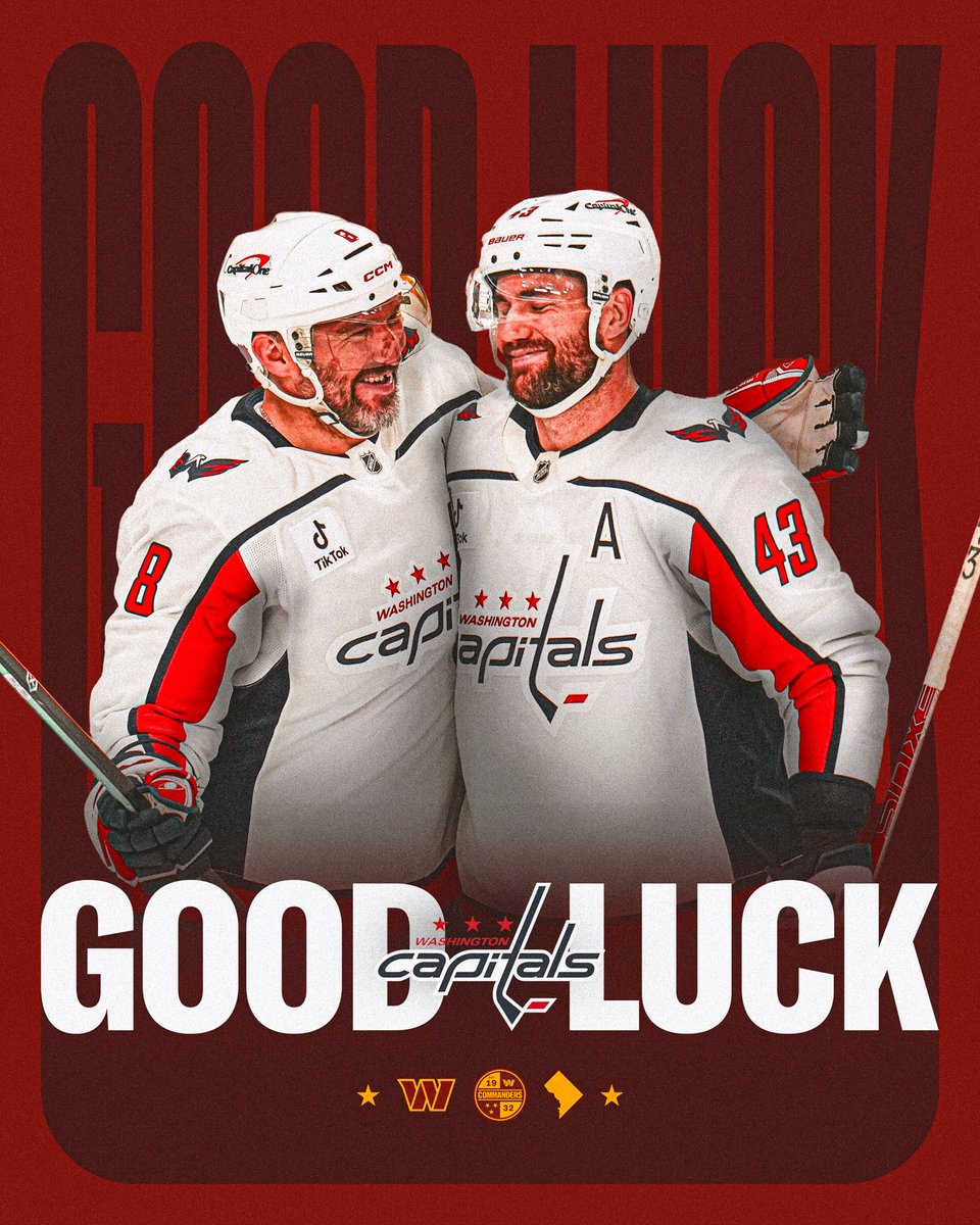 Commanders's tweet photo. LET’S GO @Capitals 🗣️ https://t.co/xzU1OUXRYc