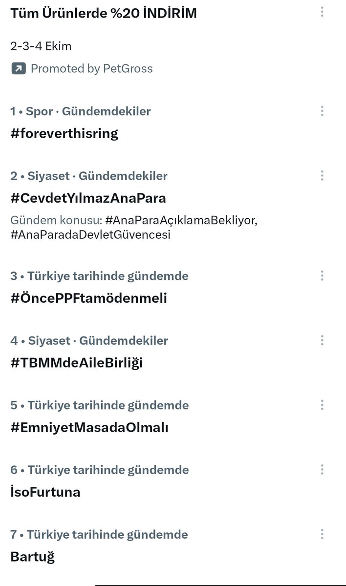 Birpls1's tweet photo. Bu ekran görüntüsünü aldıktan 5 dk sonra baktığımızda etiketimizin düşürüldüğünü gördük.

5. Sıradan gündeme giren bir etiket sırasıyla 6,7,8 e doğru gerileyecek düşecektir. Ancak bizim etiketimiz birden gündemden KALDIRILDI...

Sanırım emniyet teşkilatı mensuplarının sorunlarını twetterda dahi duyurmasını istemeyenler var. Sorunları çözerek ortadan kaldırabilirsiniz, sesimizi kısarak değil!

#EmniyetMasadaOlmalı