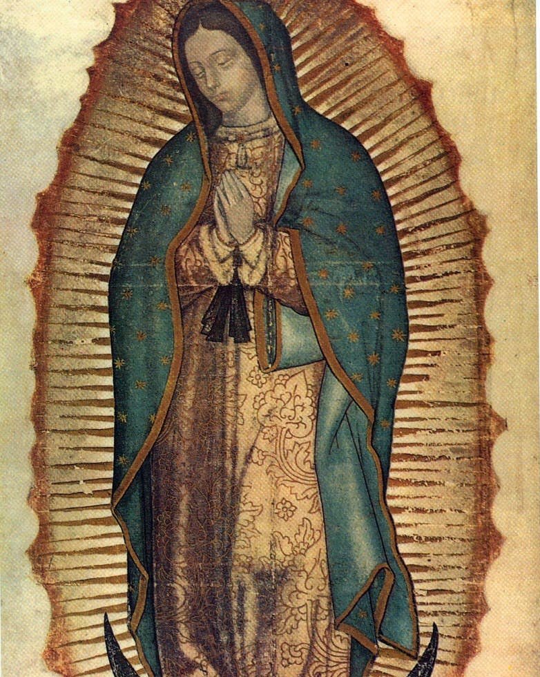 trad_west_'s tweet photo. Our Lady of Guadalupe is responsible for ending the human sacrifice in the Americas https://t.co/7Ti1jiLIXk
