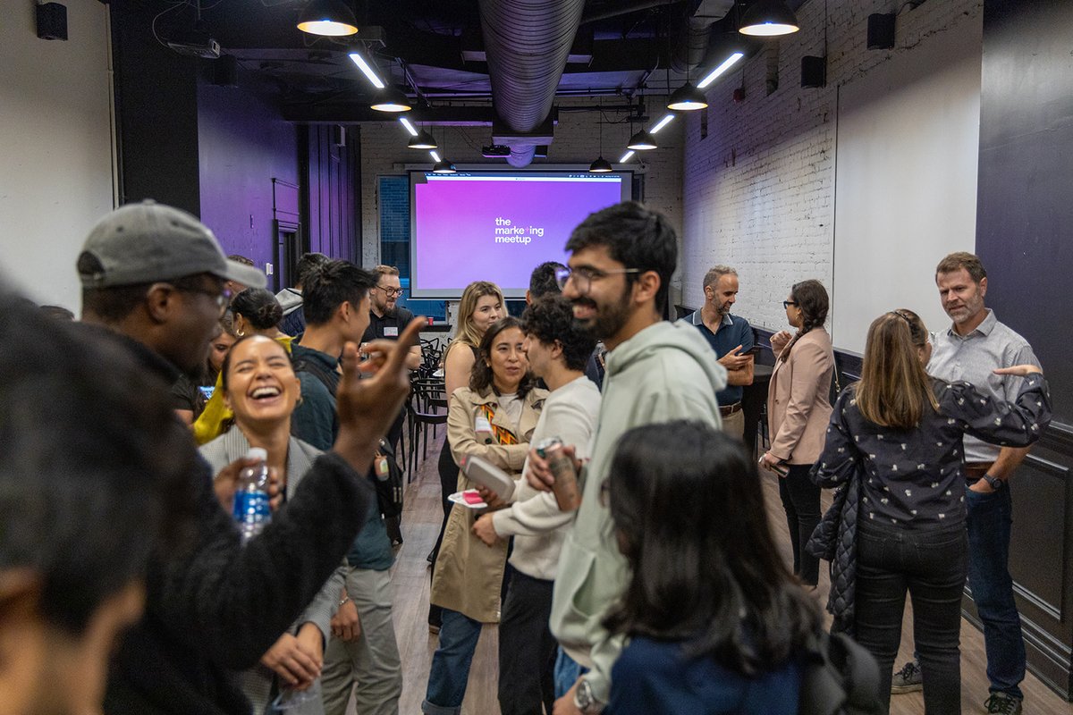 ThisIsMikeReid's tweet photo. Privileged to step in for @loriexaggerates  &amp; host the final #TheMarketingMeetup Toronto event of the year!
Big thanks to speakers #BenWise &amp; #DarrenChiu, our incredible volunteers, and sponsors (@lamorphoto &amp; @LAUFTworkspace).
See you in Jan 2027! 🚀 #TMMToronto https://t.co/zXfRahBd37