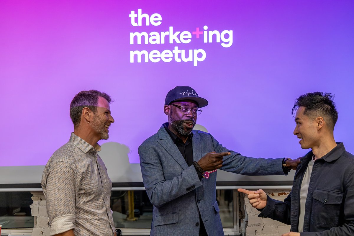 ThisIsMikeReid's tweet photo. Privileged to step in for @loriexaggerates  &amp; host the final #TheMarketingMeetup Toronto event of the year!
Big thanks to speakers #BenWise &amp; #DarrenChiu, our incredible volunteers, and sponsors (@lamorphoto &amp; @LAUFTworkspace).
See you in Jan 2027! 🚀 #TMMToronto https://t.co/zXfRahBd37