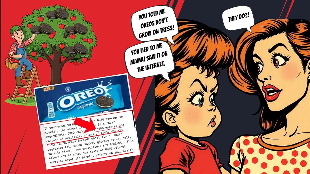 DoaFitzgerald's tweet photo. @simonmaechling 100% natural = a marketing term ultra-processed food companies love.
I've seen 100% natural oreos before. https://t.co/ADa1YKdEs5