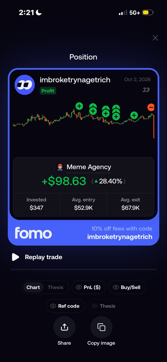 Alex2comp's tweet photo. @joinmemeagency Thanks for the profit https://t.co/VnGHNNrTq8