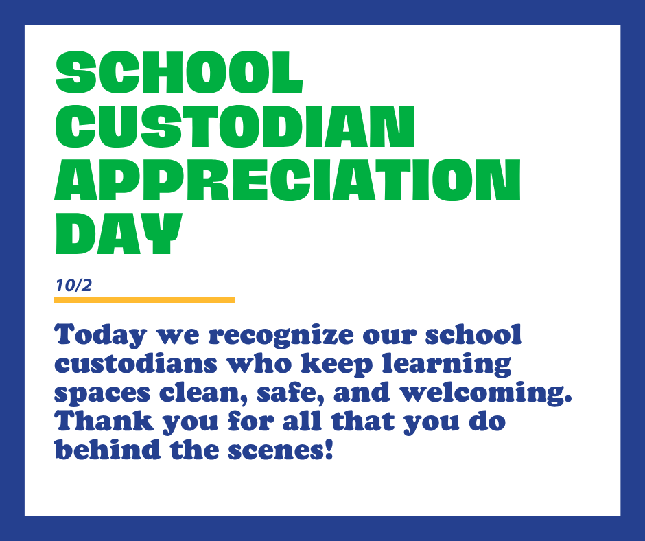 mnmsba's tweet photo. Today, we recognize our school custodians who keep learning spaces clean, safe, and welcoming. Thank you for all that you do behind the scenes!

#MSBA #CustodianAppreciation #SchoolCustodianAppreciationDay #MNPublicSchools https://t.co/WmFCIPBiWZ