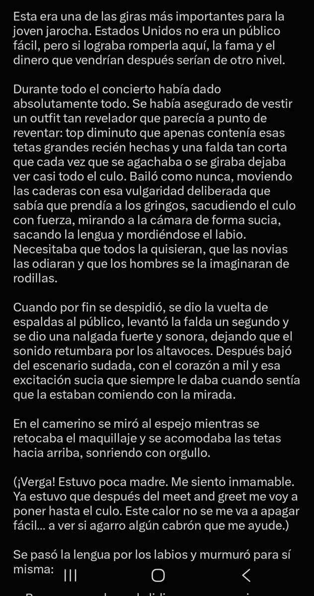 BRTTYPTTY's tweet photo. #𝔟𝔯𝔱𝔱𝔶𝔭𝔱𝔱𝔶

No pido roleen como yo, pero si un poco similar y que sean tramas no directo al sex. Les dejo un ejemplo de 1 respuesta, para que vean como roleo. Es una sola respuesta pero tuve que partirla en 3 imágenes perdon. https://t.co/xBXjGHAJZt