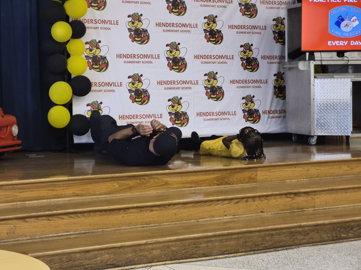 ColletonFire's tweet photo. Fire Prevention Month is underway! During the month of October, Colleton County Fire-Rescue will see every Kindergarten, 1st, 2nd and 3rd grade student in Colleton County.  With the assistance of “Patches” the Fire Dog, Fire-Rescue teaches basic fire safety rules like Don’t Hide, https://t.co/RfHNQQ6BPM